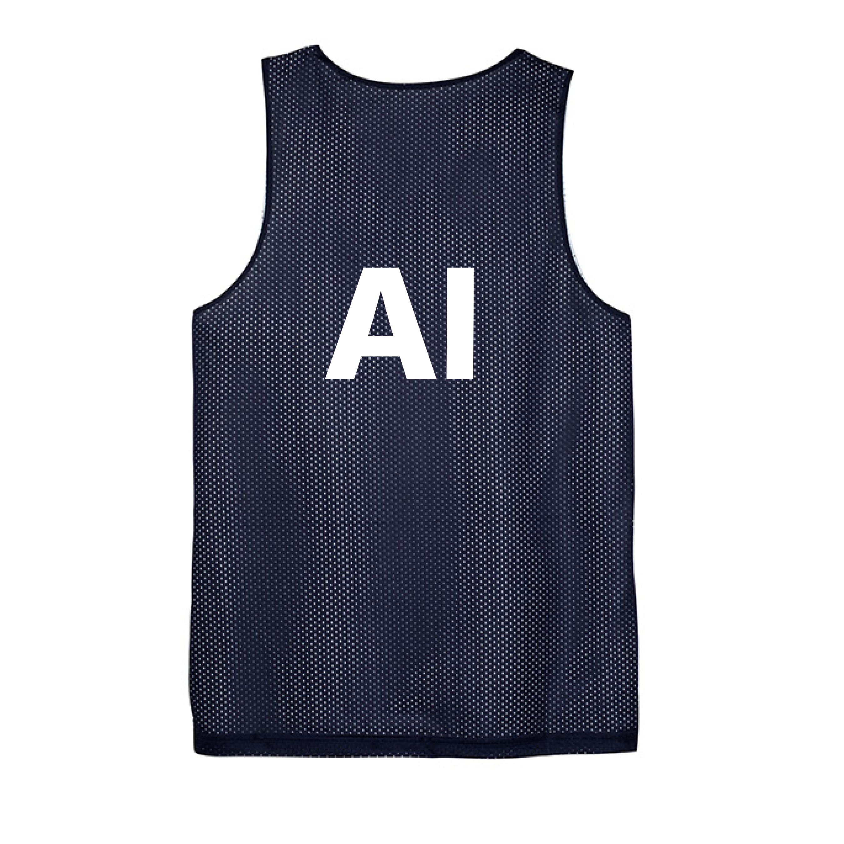 NAVY/WHITE - BACK