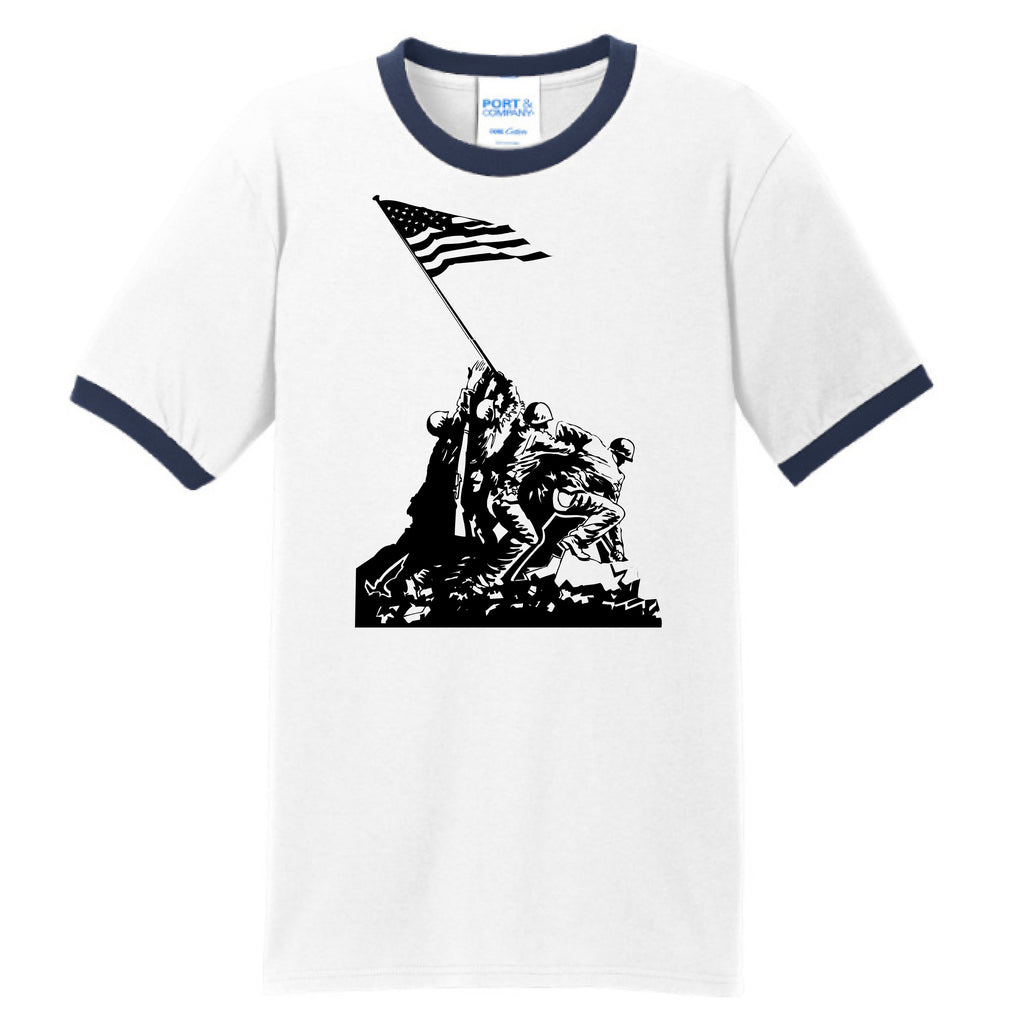 White/ Navy - FRONT