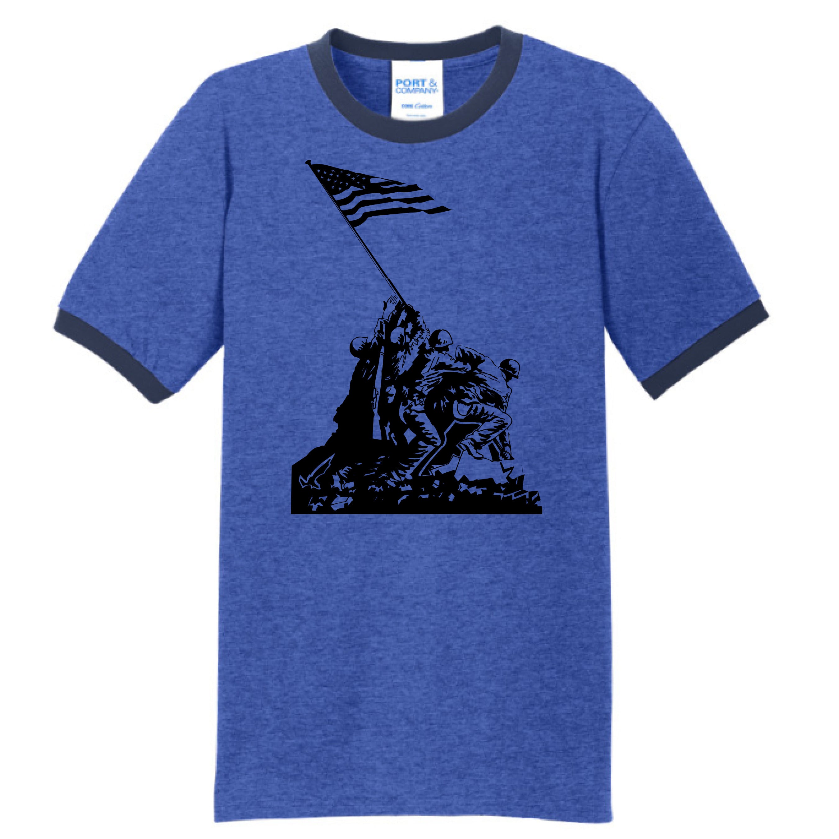 Heather Royal/ Navy - FRONT